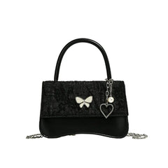Vintage High-grade Small Square Bag Women Butterfly Chain Messenger Bag