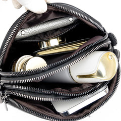 Vintage Women's Leather Messenger Bag Anti Theft Shoulder Bag