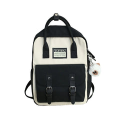 Vintage Laptop Backpack Unisex College Bag Large Capacity Stylish Rucksack