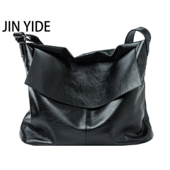 Vintage Women Shoulder Messenger Bag Soft Leather Casual Shopper Bag