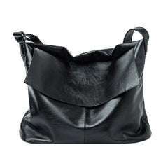 Vintage Soft Leather Shopper Bag Women Shoulder Messenger Bag