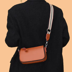 Vintage Leather Crossbody Bags Soft Texture Messenger Handbags
