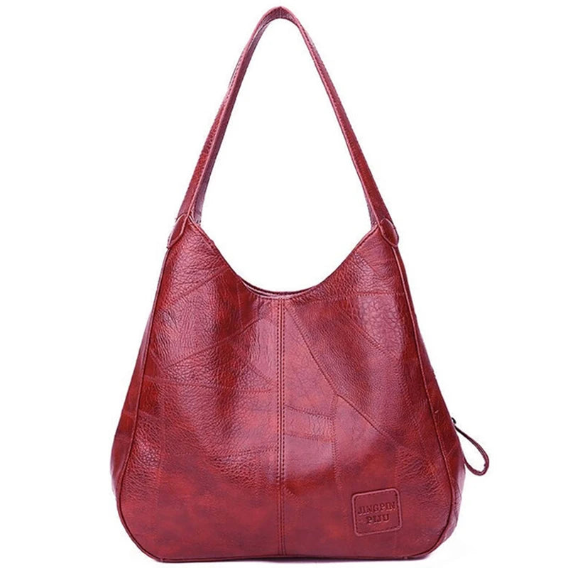 Vintage Leather Tote Bags for Women Large Capacity Sac A Main