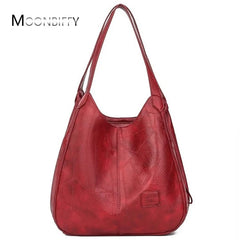Vintage Leather Tote Bags for Women Large Capacity Sac A Main