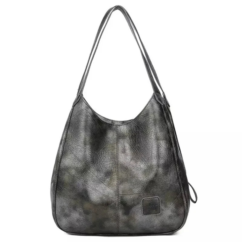 Vintage Leather Tote Bags for Women Large Capacity Sac A Main