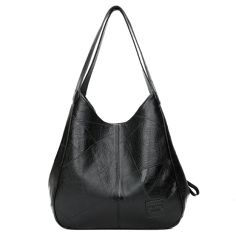 Vintage Leather Tote Bags for Women Large Capacity Sac A Main