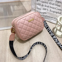 Vintage Small Square Bag Shoulder Bag Women PU Leather Mini Zipper