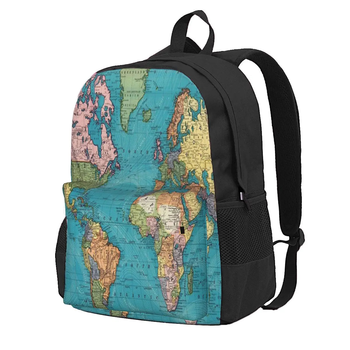 Vintage Map Of The World 1897 1 Backpacks Men's Backpacks Bags For Women