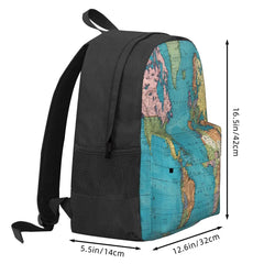 Vintage Map Of The World 1897 1 Backpacks Men's Backpacks Bags For Women