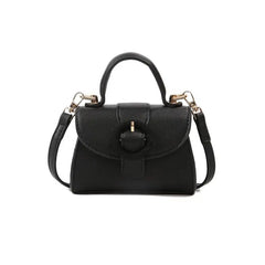 Vintage Mini Square Bag PU Leather Women's Handbag