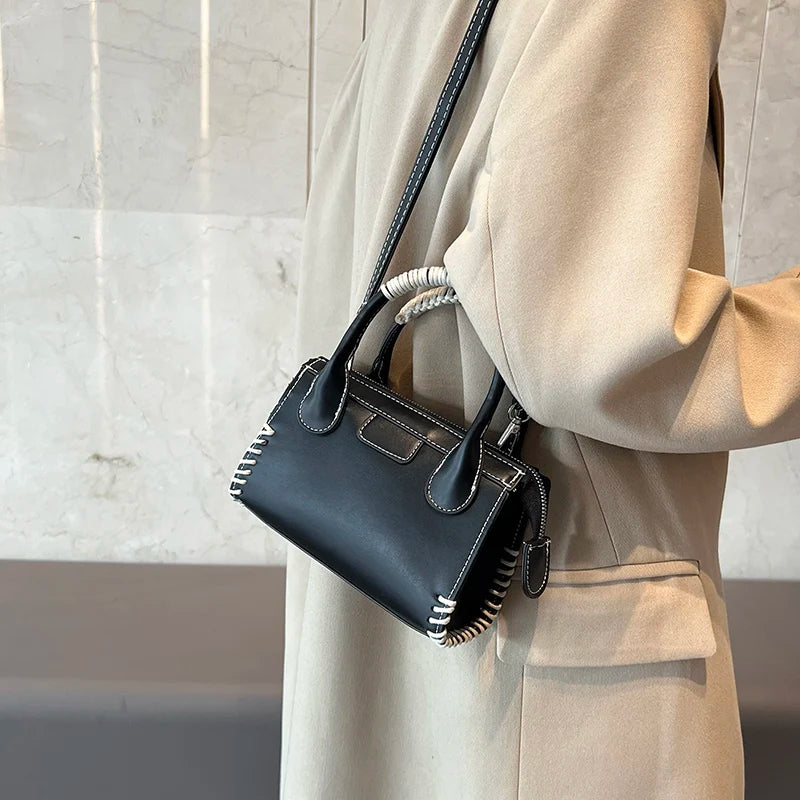 Vintage Mini Crossbody Bags for Women PU Leather Handbag