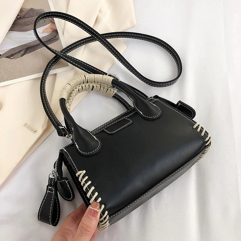 Vintage Mini Crossbody Bags for Women PU Leather Handbag