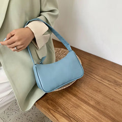 Vintage Retro Totes Bags Soft Leather Female Small Shoulder Bag
