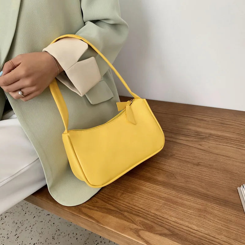 Vintage Retro Totes Bags Soft Leather Female Small Shoulder Bag