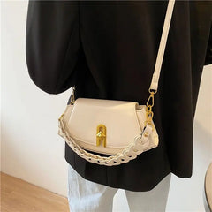 Vintage Shoulder Crossbody Bags PU Leather Women Handbag Clutch Brown