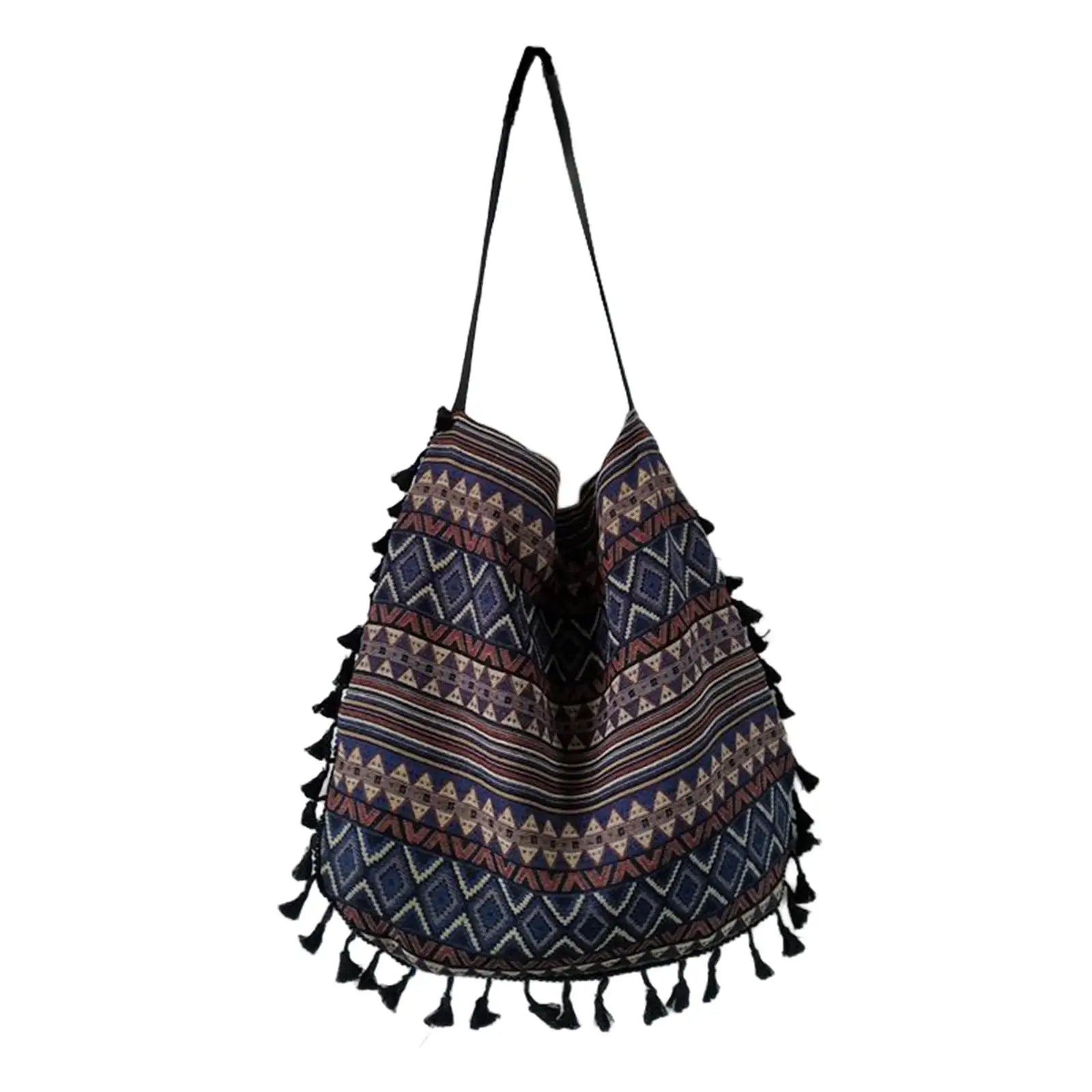 Bohemian Fringe Shoulder Bag Women Messenger Satchel Handbag Purse