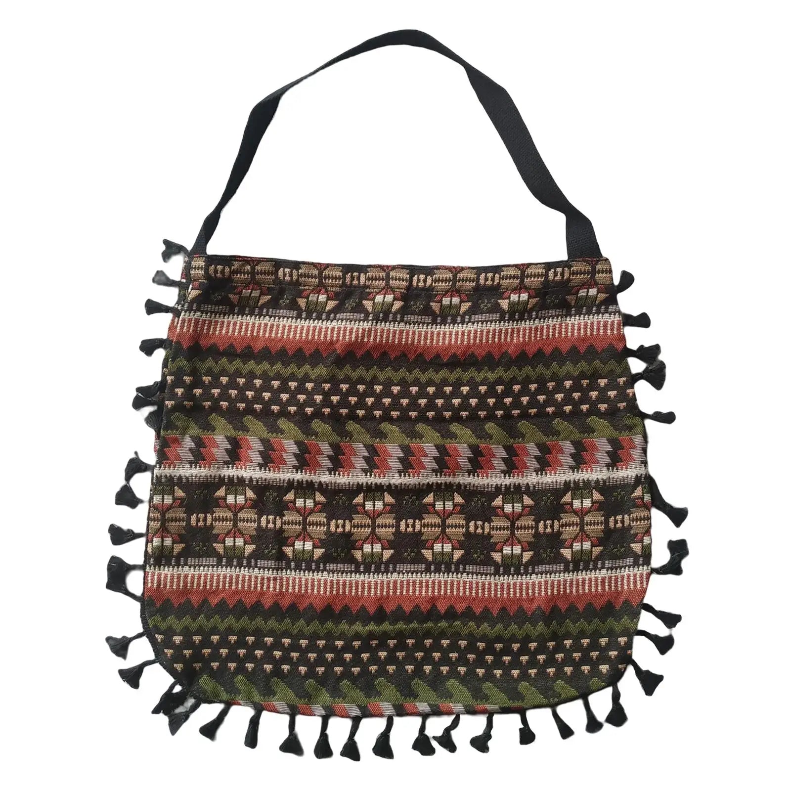 Bohemian Fringe Shoulder Bag Women Messenger Satchel Handbag Purse