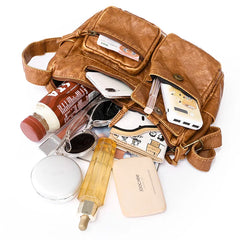 Vintage Women Bags Soft PU Leather Handbags Female Crossbody Bags