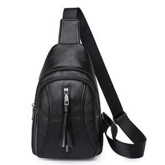 Vintage Women Chest Packs PU Leather Crossbody Bags