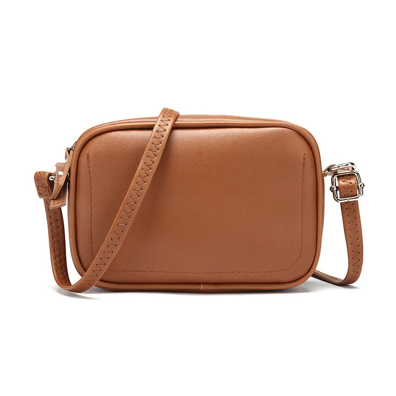 Vintage Women Mini Flap Crossbody Bag Casual Clutch Purse