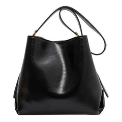 Vintage Women Pu Leather Handbags Large Capacity Crossbody Bag