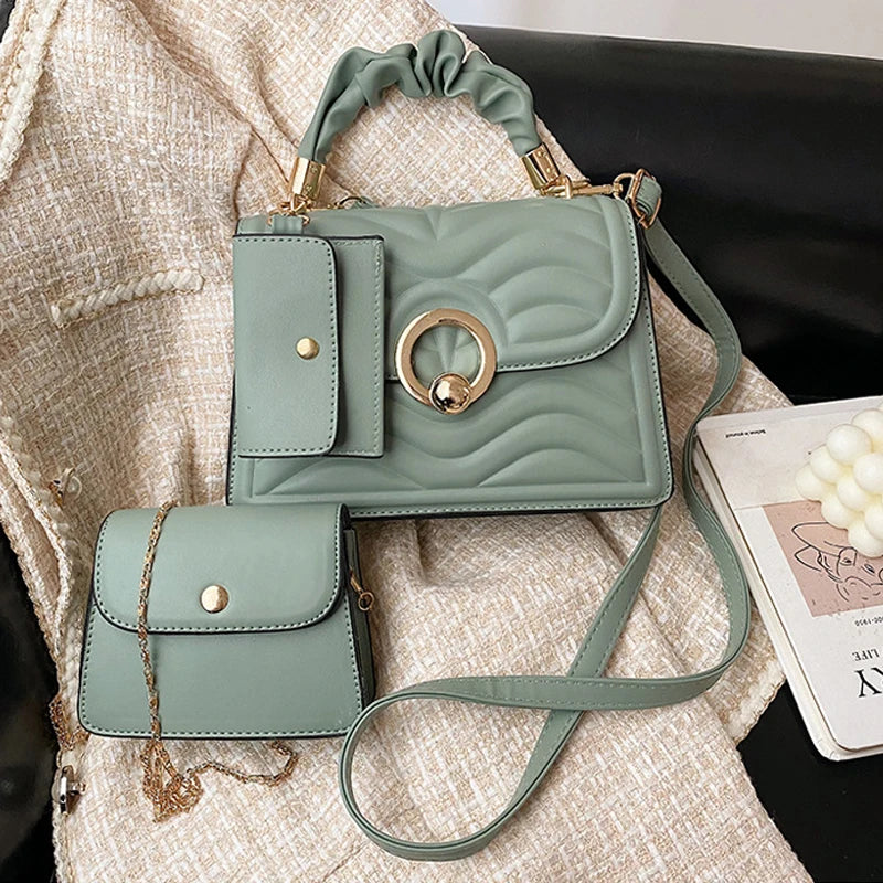 Vintage Women Shoulder Bag Crossbody Bag Chain Graceful Sling Bag