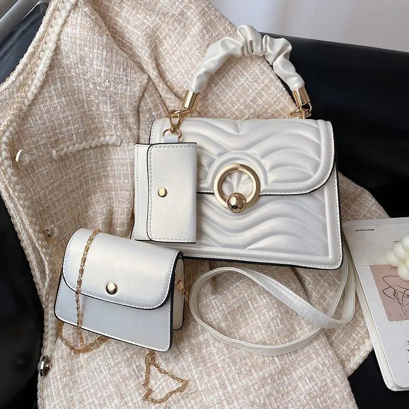 Vintage Women Shoulder Bag Crossbody Bag Chain Graceful Sling Bag
