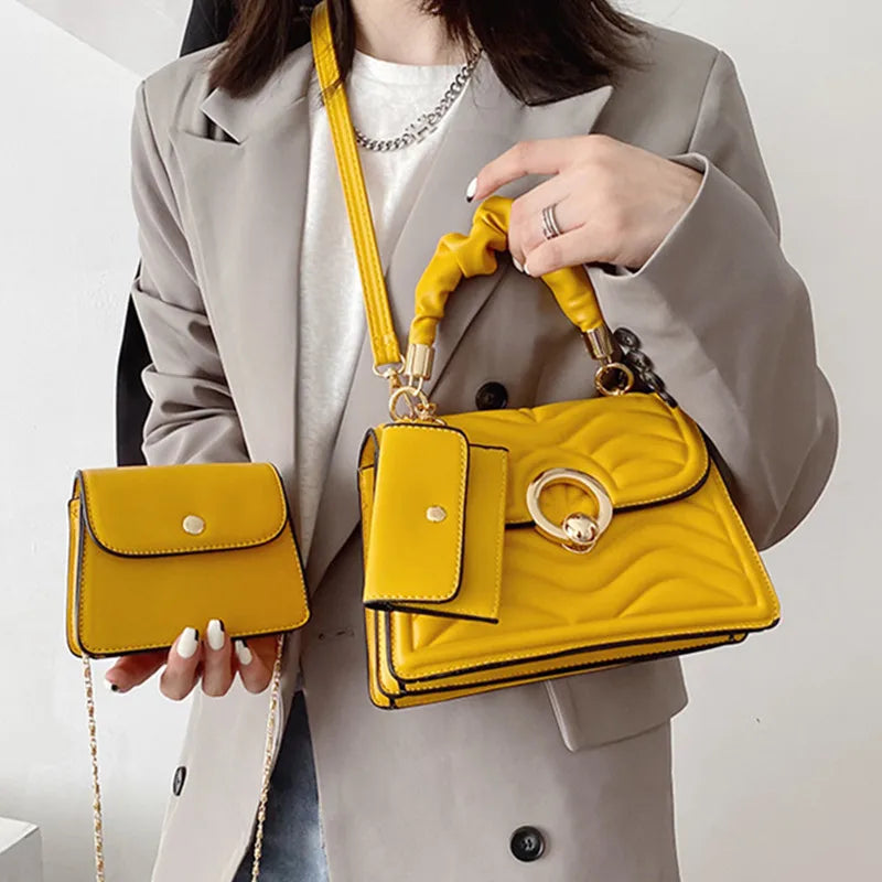 Vintage Women Shoulder Bag Crossbody Bag Chain Graceful Sling Bag