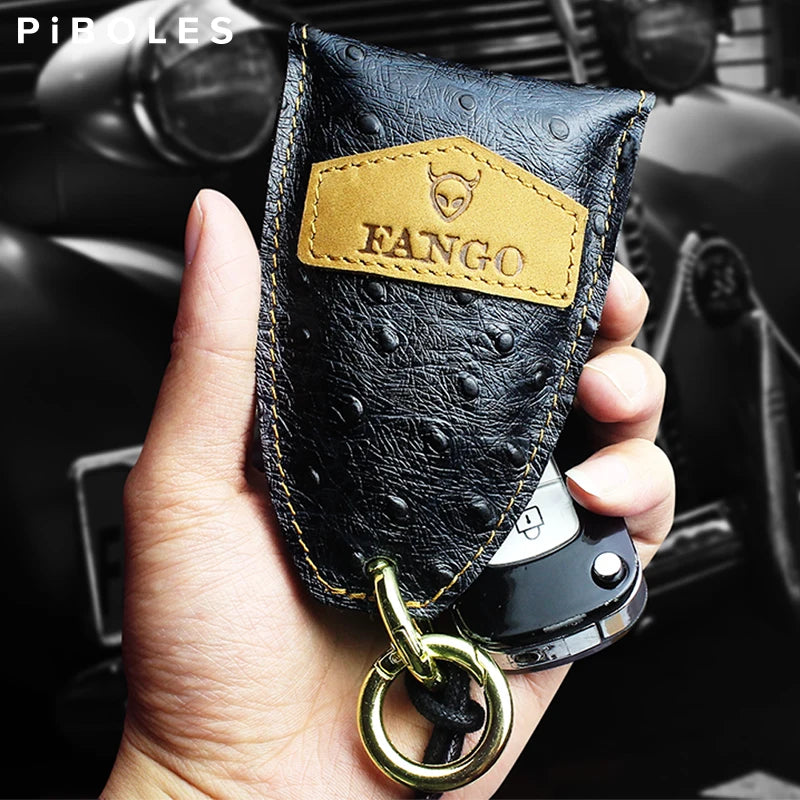 Vintage Leather Key Wallet Smart Key Holder Pocket Men