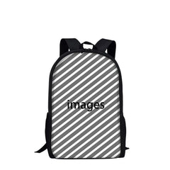 Vintage World Map Pattern School Bag Boys Girls Book Bags Causal Backpack