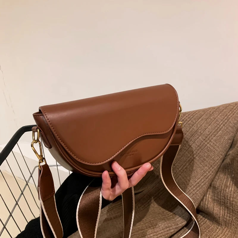 Vintage Saddle Messenger Bag Women's Handbags One-Shoulder Tote