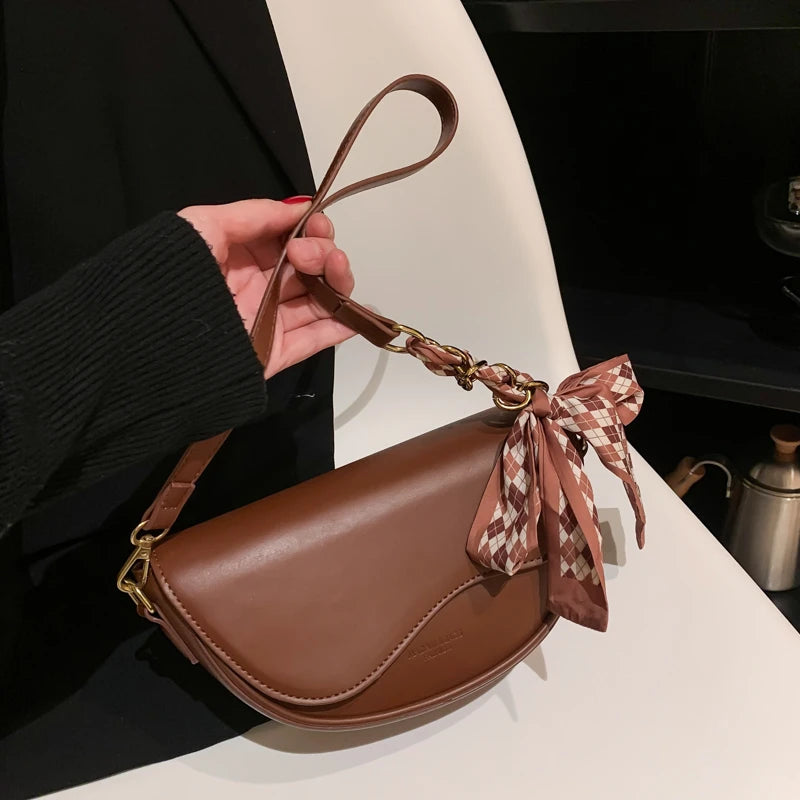 Vintage Saddle Messenger Bag Women's Handbags One-Shoulder Tote