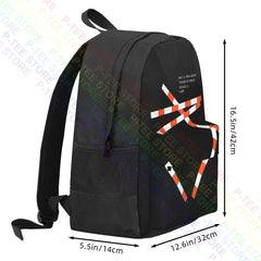 Virgil Abloh X Mca Fos Lines Large Capacity Backpack Eco Friendly