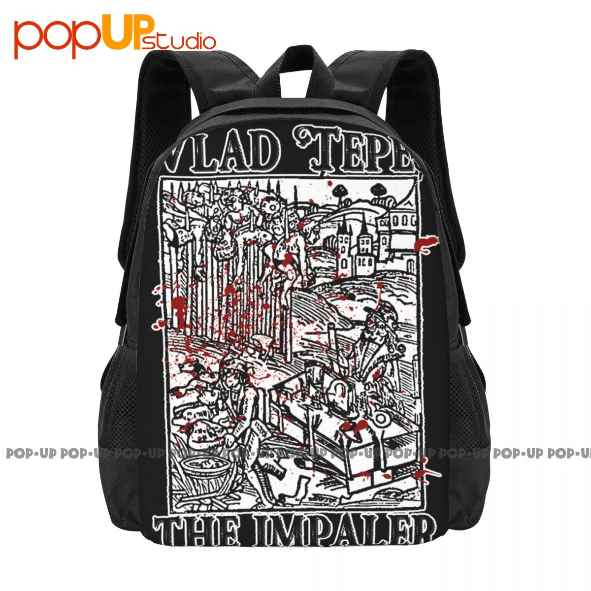 Vlad Tepes Dracula The Impaler Backpack Vintage Swimming Large Capacity