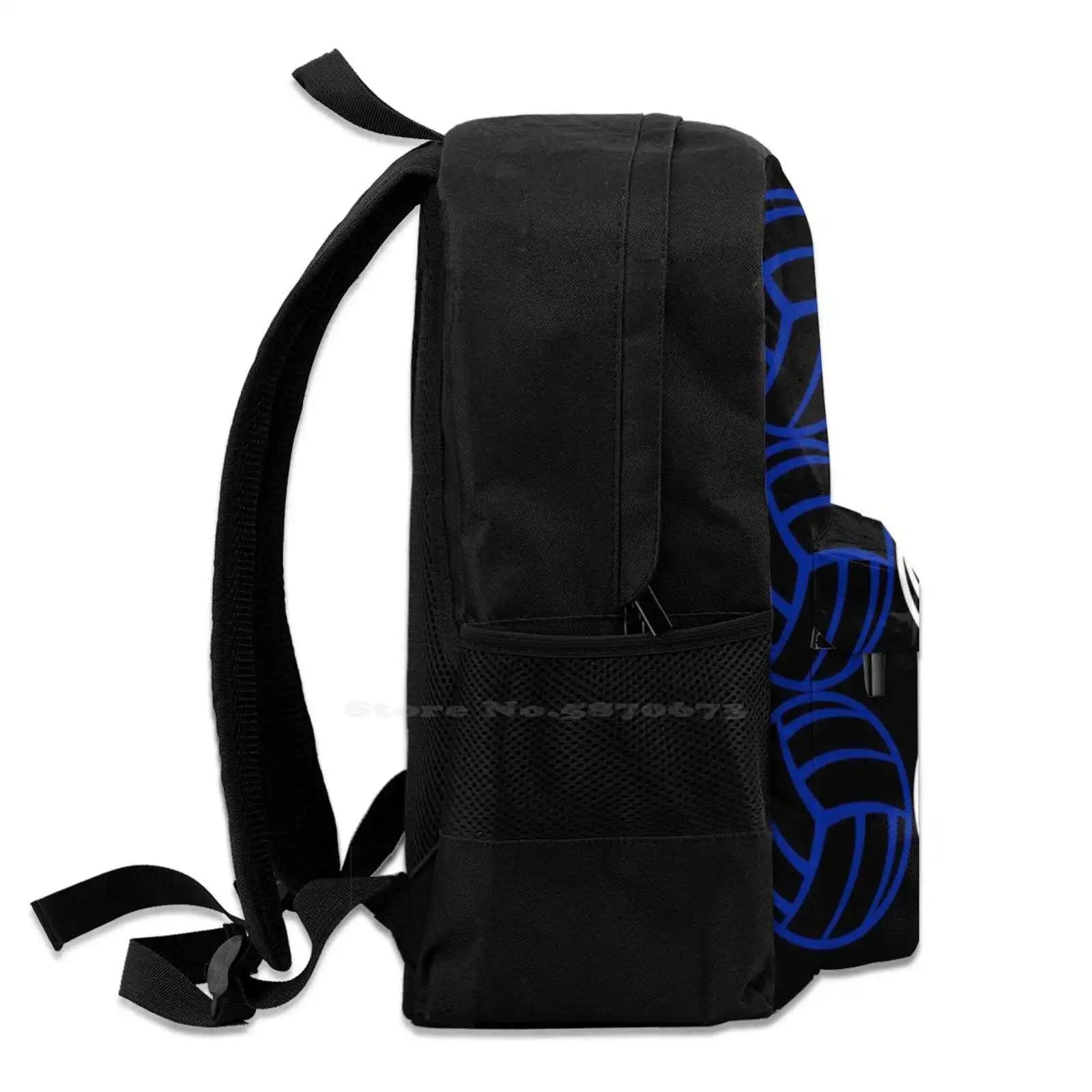 French Flag Volleyball School Bag for Teenage Girls
