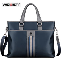 Men Handbags Zipper Business Male Shoulder Bag 14 Inches Briefcases
