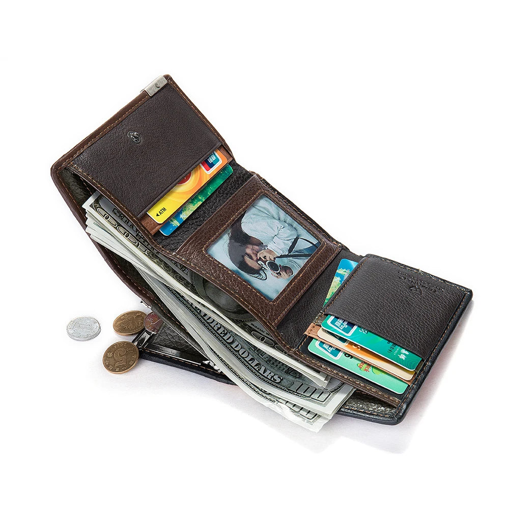 Crocodile Pattern Leather Wallet for Women
