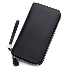 RFID Leather Passport Travel Wallets Clutch Bag