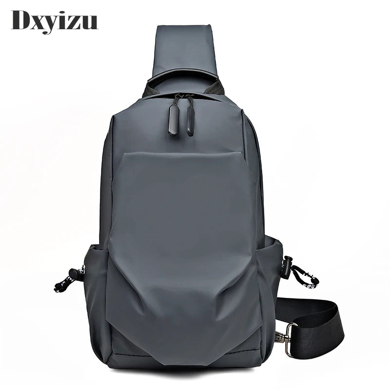 Plaid Chest Bag Unisex Shoulder Waist Bag Casual Fanny Pack