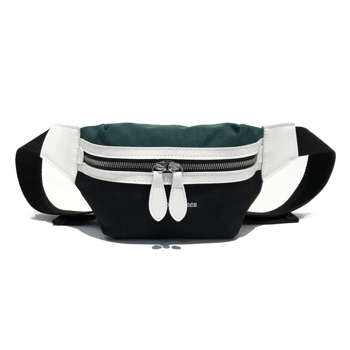 Canvas Waist Bag Women Leisure Panelled Pack For Girls