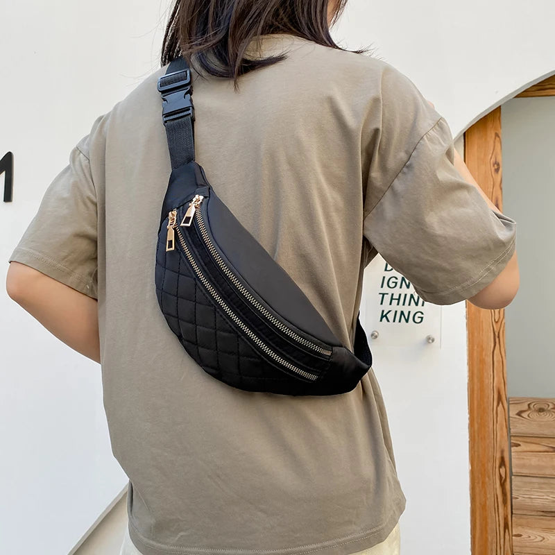 Women Waist Bag Fanny Pack Shoulder Belt Bag Packs Travel Phone Pouch