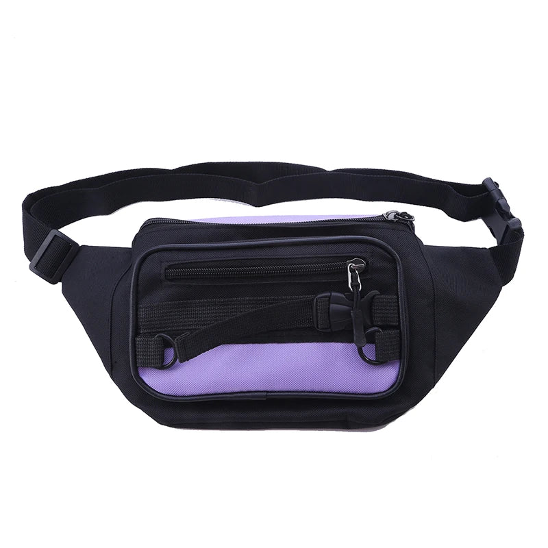 Canvas Waist Bag Women's Fanny Pack Hip Hop Bag