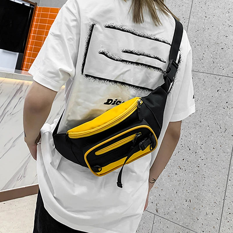 Canvas Waist Bag Women's Fanny Pack Hip Hop Bag