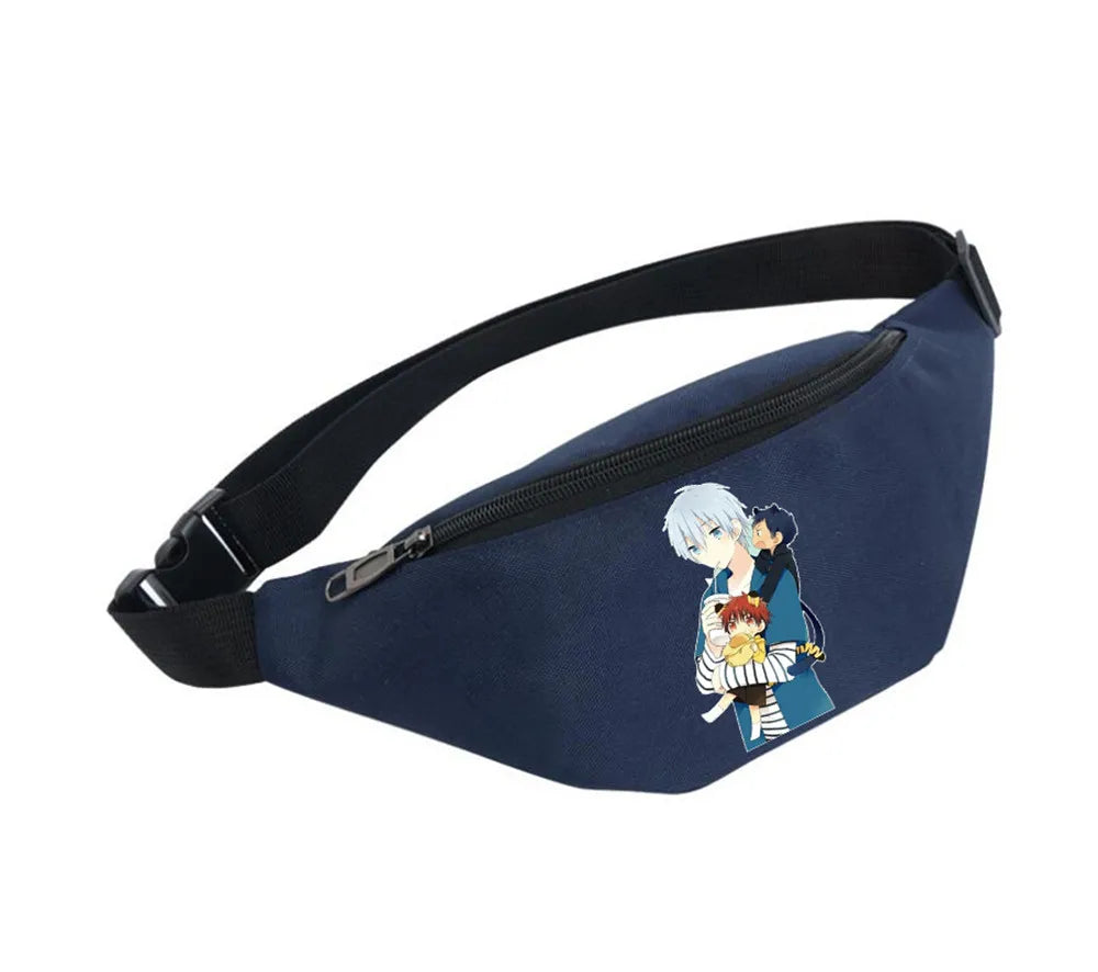 Waterproof Waist Bag Unisex Fanny Pack for Kuroko Tetsuya