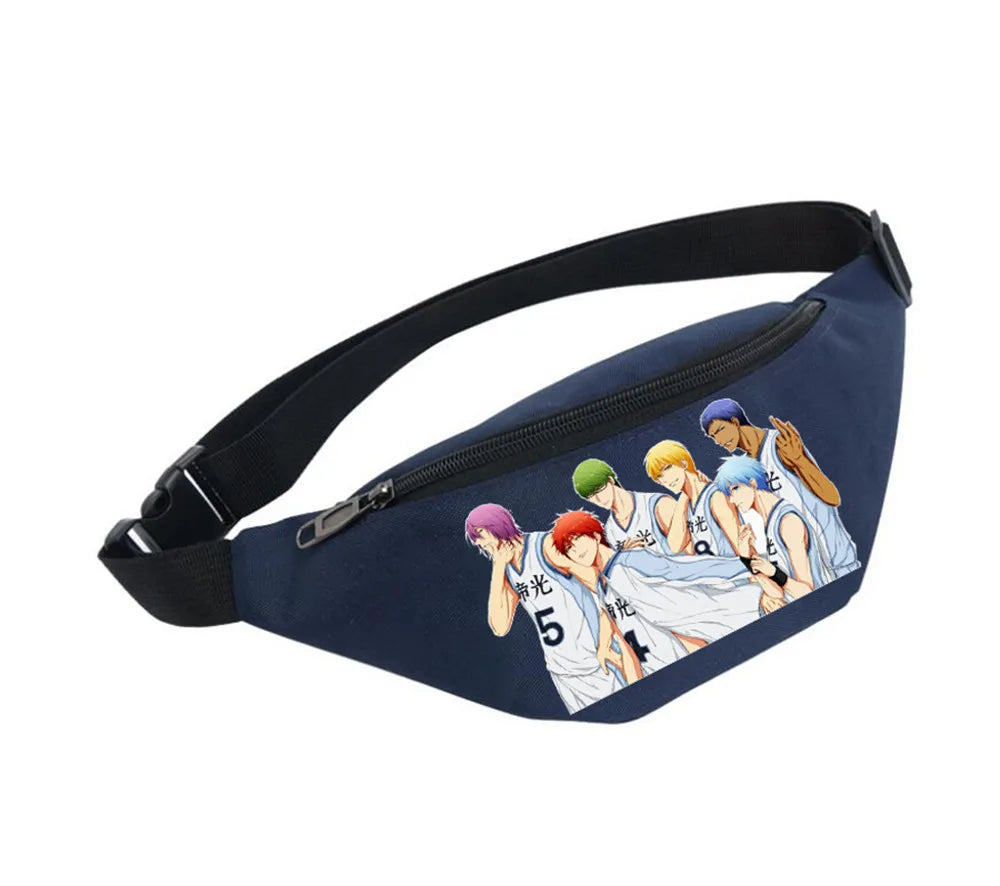 Waterproof Waist Bag Unisex Fanny Pack for Kuroko Tetsuya