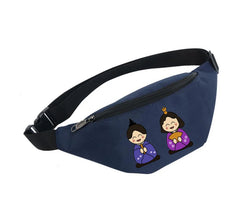 Waterproof Waist Bag Women Unisex Fanny Pack for Hinamatsuri