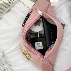 Canvas Waist Bag for Women Fanny Pack