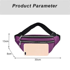 Women's Waist Bag Casual Fanny Pack Phone Chest Travel Shoulder Bag