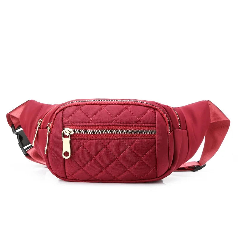 Waterproof Waist Bag Women Fanny Pack Travel Sports Crossbody Chest Bag