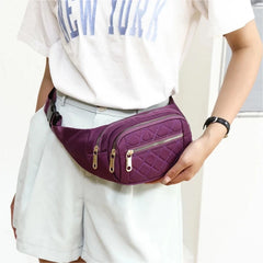 Waterproof Waist Bag Women Fanny Pack Travel Sports Crossbody Chest Bag